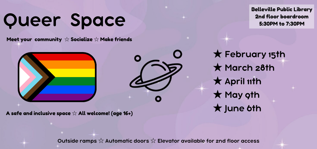 Queer Space at Belleville Public Library!